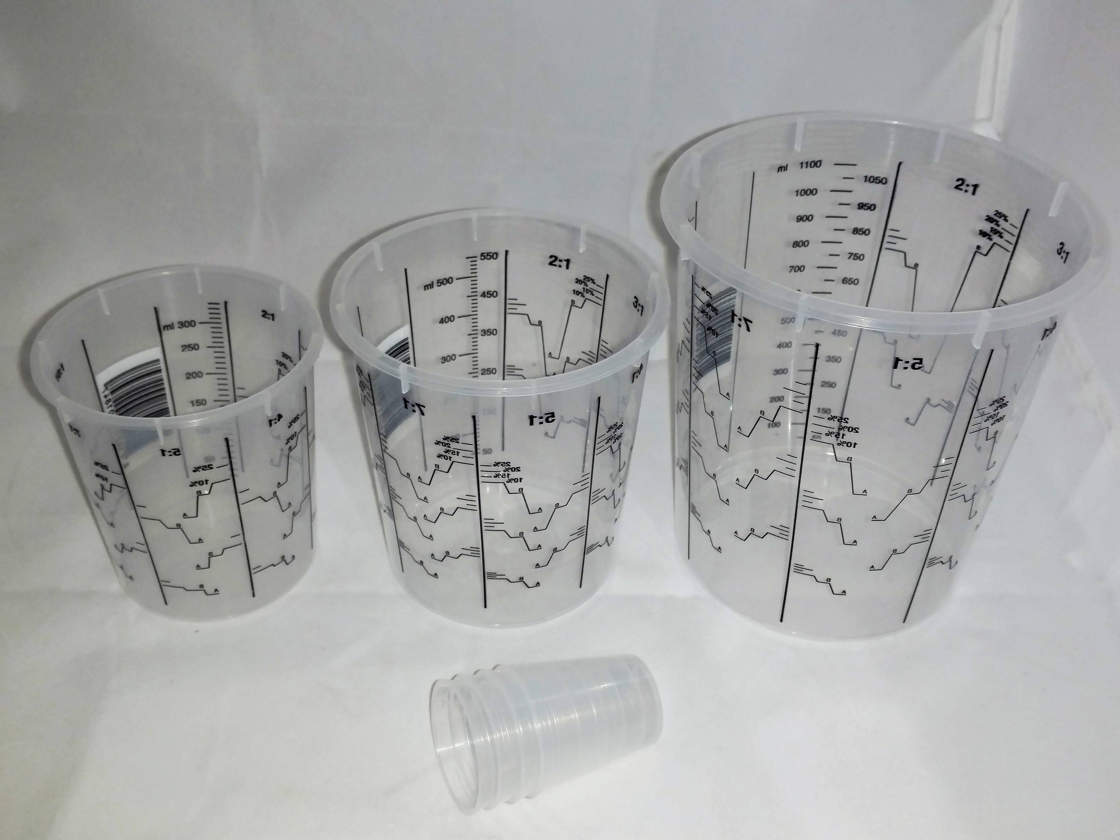  мерных пластиковых стаканов 30-1100 мл:  с доставкой по .