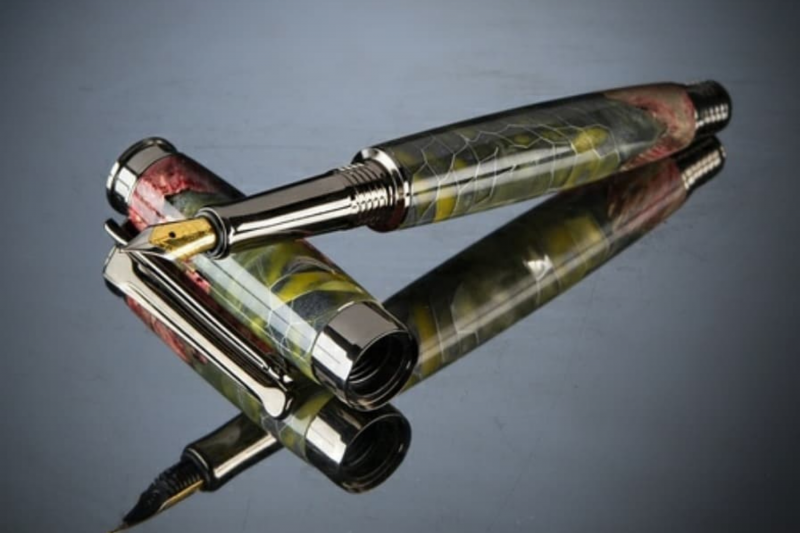 Уникальные авторучки из эпоксидной смолы 