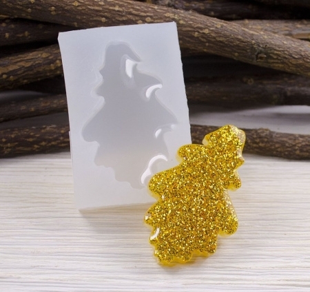 Молд для украшений "Дубовый листочек" 2,5*4 см Молд для украшений "Дубовый листочек" 2,5*4 см