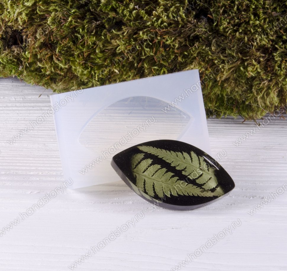 Молд для украшений "Заостренный овал"