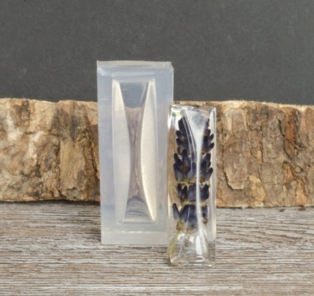 Молд для украшений "Граненый прямоугольник" Молд для украшений "Граненый прямоугольник"