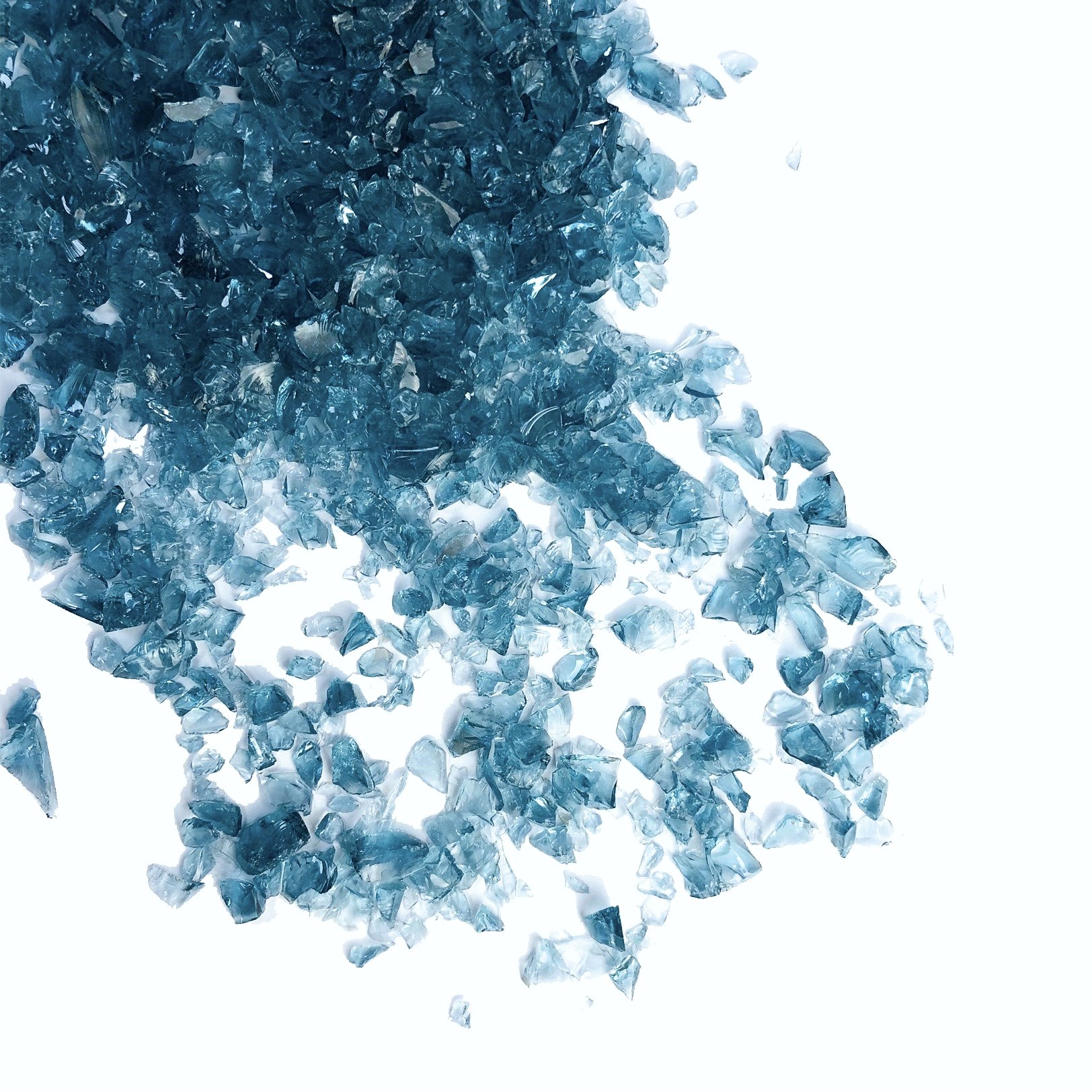Стеклянная крошка Аквамарин, 3-5 мм Стеклянная крошка Аквамарин, 3-5 мм
