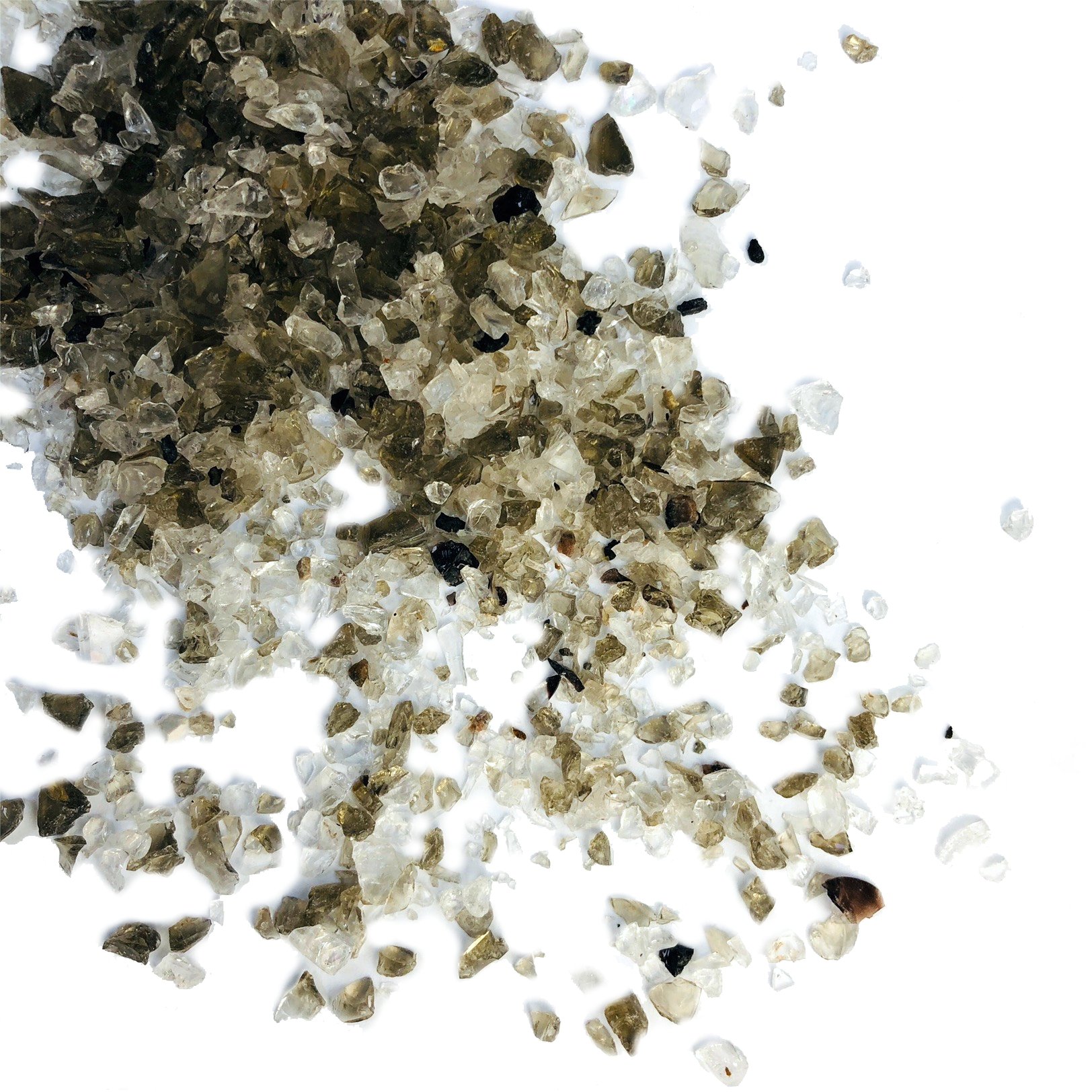 Стеклянная крошка Топаз-хрусталь микс, 3-5 мм, 300 г Стеклянная крошка Топаз-хрусталь микс, 3-5 мм, 300 г