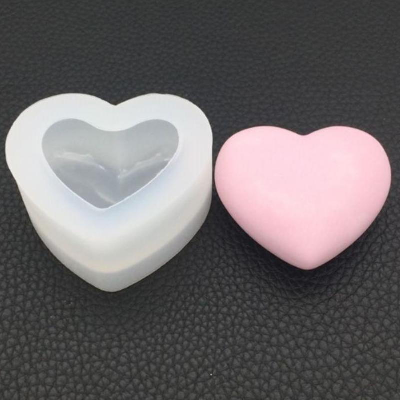 Силиконовый молд "Сердце 3D"  8*6*4 см