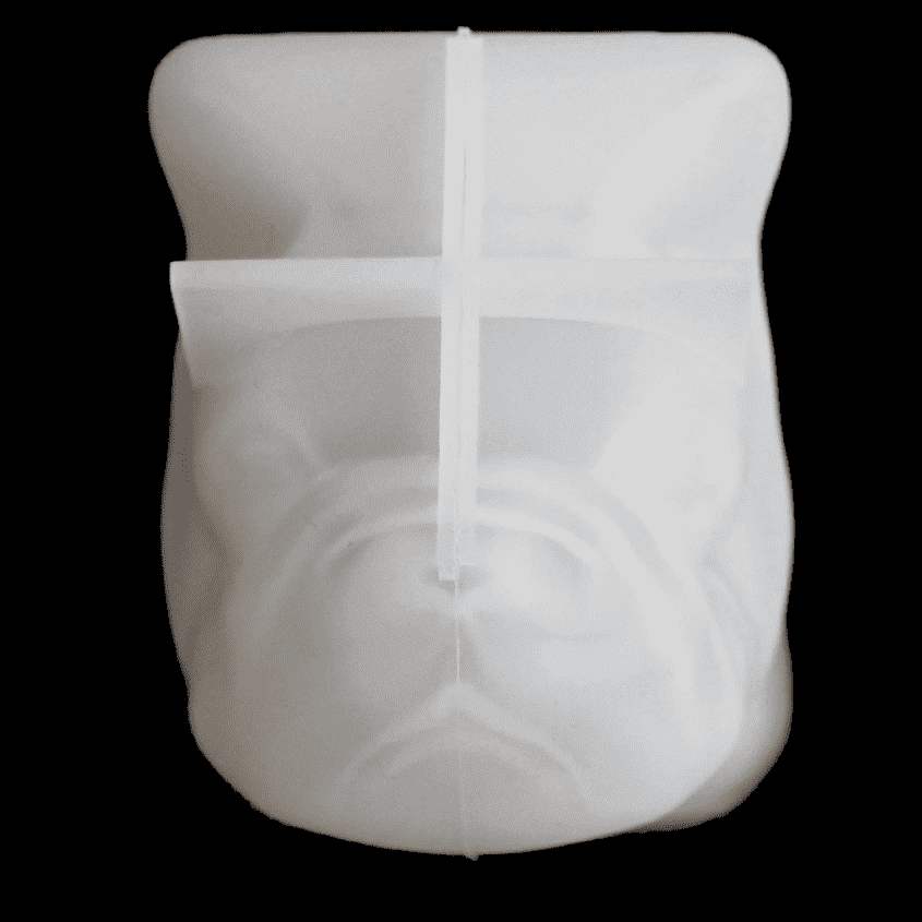 Cиликоновый молд Бульдог 6 см