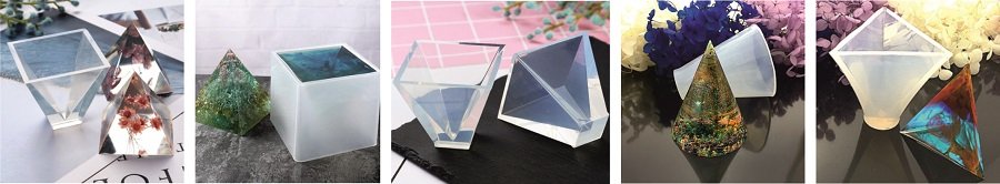 Молды из силикона в форме пирамид