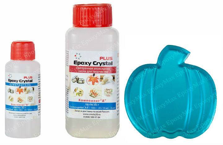 смола цвета морской волны