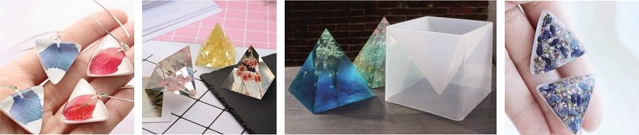 Силиконовые молды в виде пирамиды