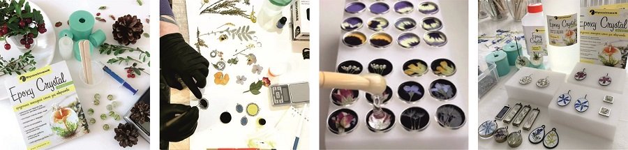 Заливка сухих цветов эпоксидной или УФ-смолой