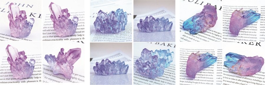 Молды из силикона в форме кристаллов