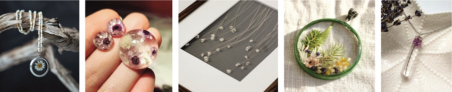 Декор из смолы с применением гликсии