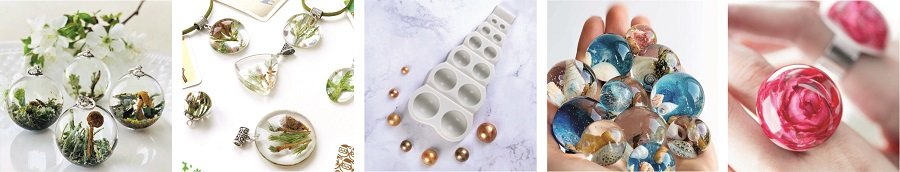 Силиконовые молды в форме сферы и полусферы