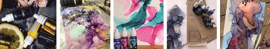 Алкогольные чернила для эпоксидной смолы