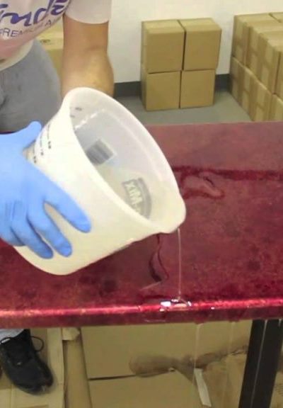 Литьевая смола для изготовления камней