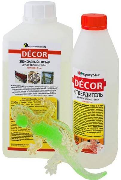 Прозрачная эпоксидная смола EpoxyMax DÉCOR, 1,35 кг Прозрачная эпоксидная смола EpoxyMax DÉCOR, 1,35 кг