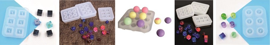 Формы-бусинки из силикона