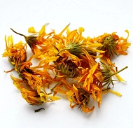 Оранжевые лепестки топинамбура