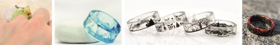 Силиконовые молды для колец из смолы Силиконовые молды для колец из смолы