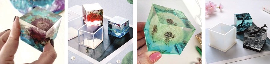 Силиконовые молды в виде куба