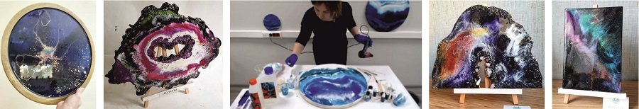 Холсты для рисования и заливки смолой Холсты для рисования и заливки смолой