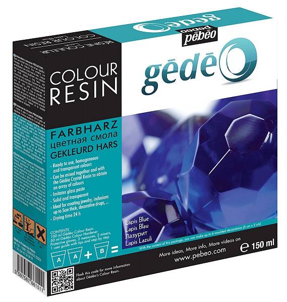 Цветная смола Pebeo Gedeo Colour Resin, лазурит Цветная смола Pebeo Gedeo Colour Resin, лазурит