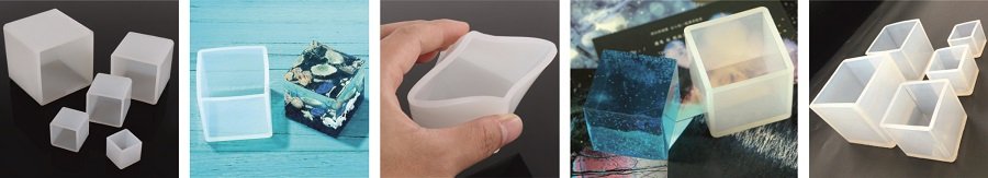 Формы из силикона в виде куба