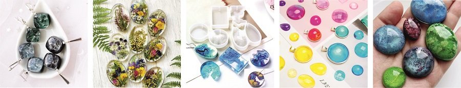 Силиконовые молды "Кабашон" (линза)