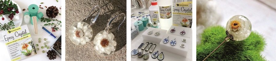 Заливка Аммобиума эпоксидной и УФ-смолой