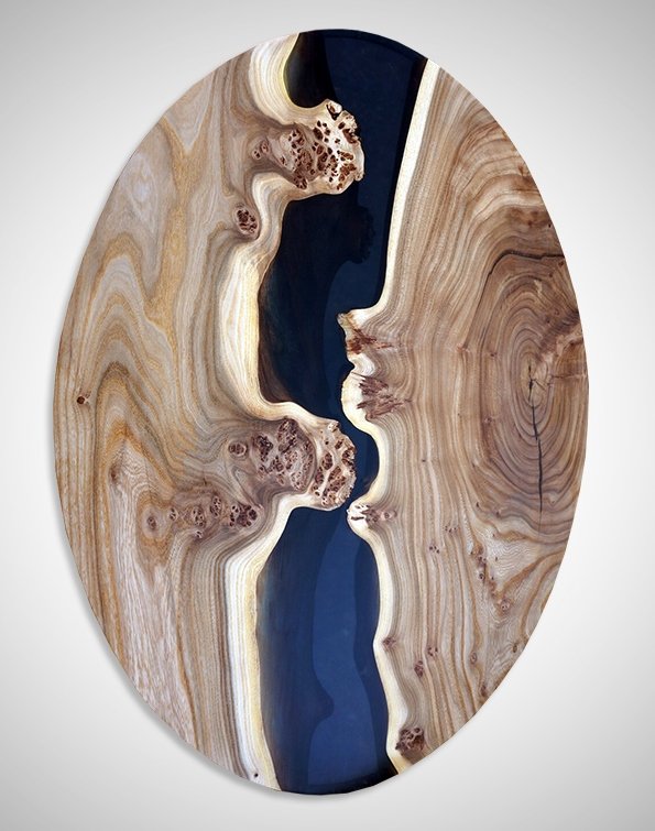 Заливка столешницы смолой без цвета