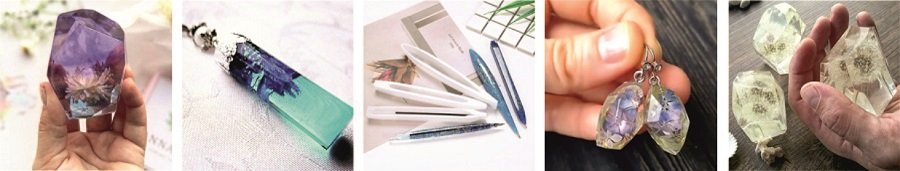 Силиконовые молды в виде кристаллов Силиконовые молды в виде кристаллов