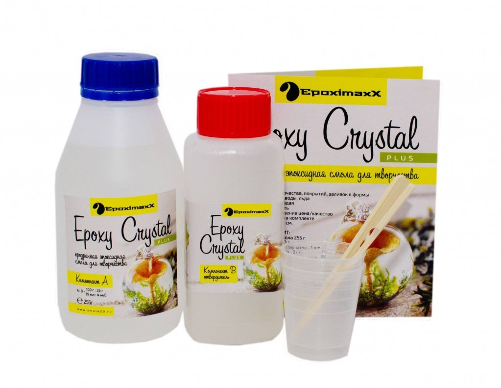 Эпоксидная смола для рукоделия Epoxy Crystal PLUS, 345 г