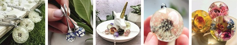 Готовые изделия из сферических и полусферических молдов