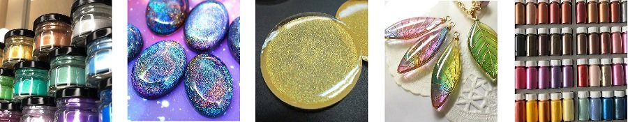 Перламутровые красители для смолы