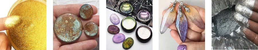 Пигмент металлик для смолы