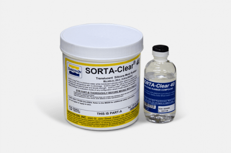 Силикон на платиновой основе Smooth-On Sorta Clear 40 (прозрачный), 1 кг