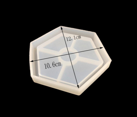 Cиликоновые молды "Подстаканники с бортиками" 3 шт