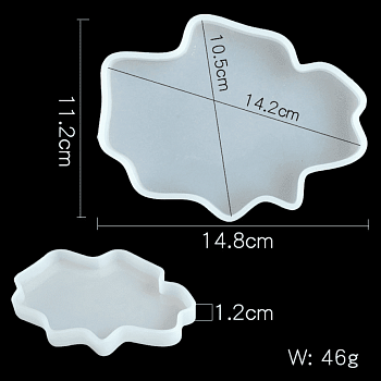 Cиликоновый молд подстаканник "Малая Жеода" 14*10 см
