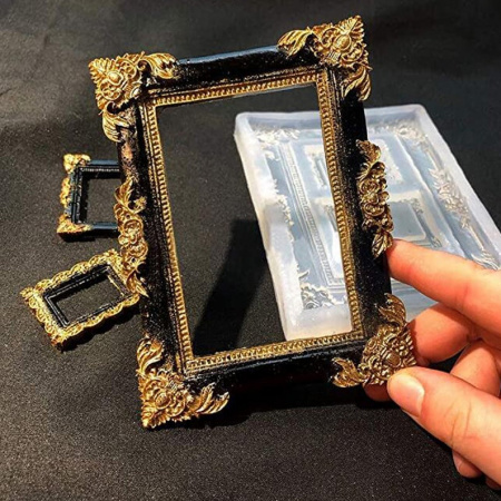 Силиконовый молд "Рамки для картин 3 в 1" 13*10 см