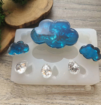 Молд для украшений "Тучка"