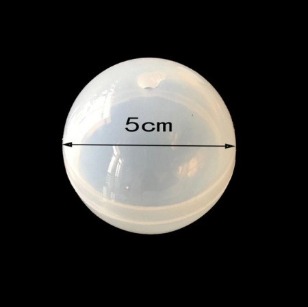 Силиконовый молд Сфера составная 5 см