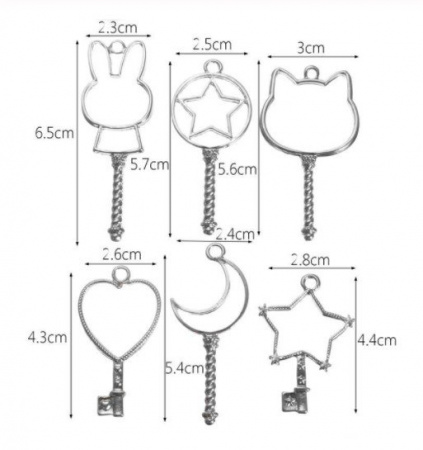 Набор фурнитуры "Ключи" 19 шт