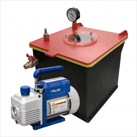 Вакуумная камера VK Куб + насос