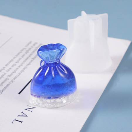 Силиконовый молд Мешок с подарками 5 см