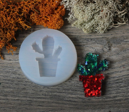 Молд для украшений "Кактус"