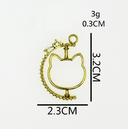 Набор фурнитуры с подвижной основой для УФ смолы 6 шт