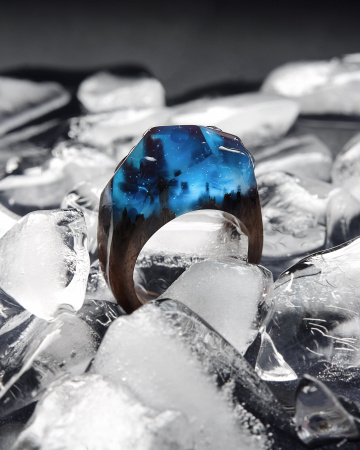 Полировка эпоксидной смолы и создание кольца из дерева. Онлайн-курс Павла Шаркунова.