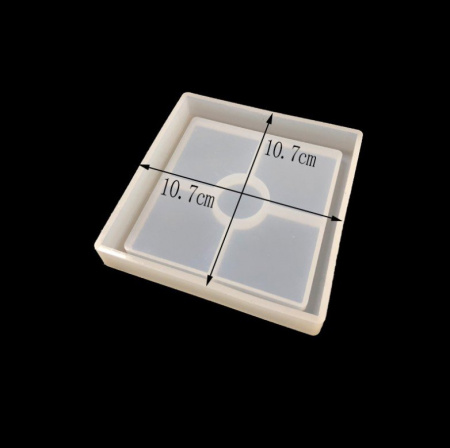 Cиликоновые молды "Подстаканники с бортиками" 3 шт