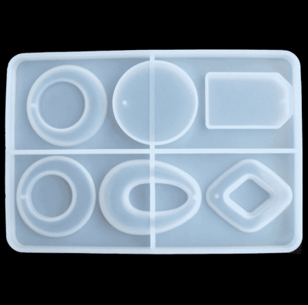 Cиликоновый молд "Кулоны" 6 в 1