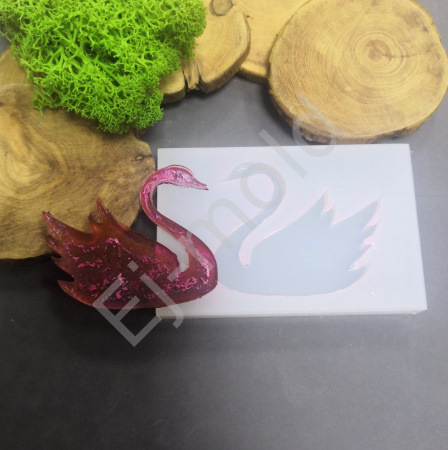 Молд для украшений "Лебедь"