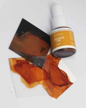 Алкогольные (спиртовые) чернила Marten Kunitsa «Orange ink», 20 мл